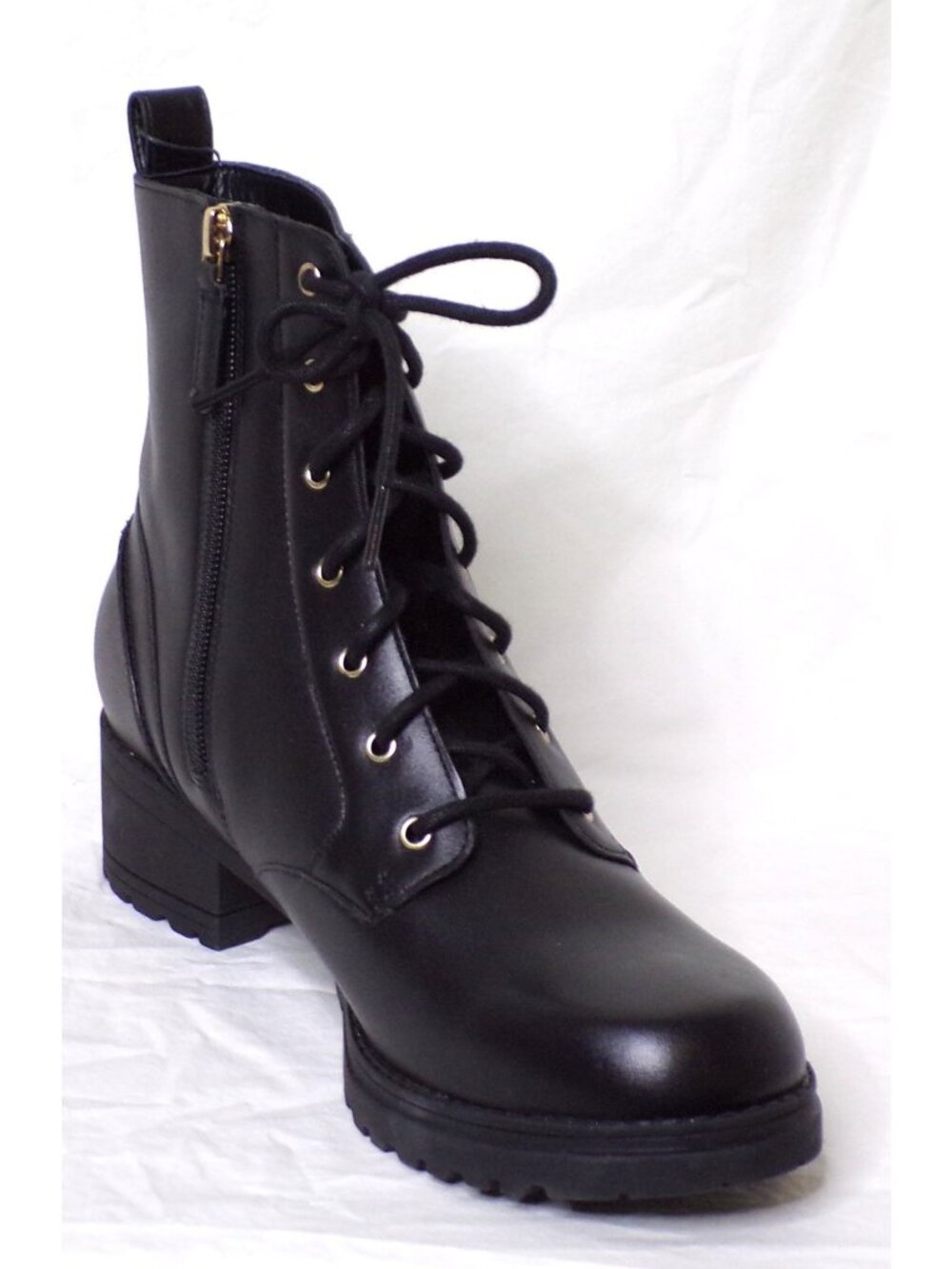 ๐ COLE HAAN Camea Ankle Moto Combat Waterproof Boot 7.5 Black - Picture 11 of 13